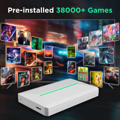 Retro Game Console HDD – 38,000+ Games for PS3, PS2, Wii, WiiU, MAME, PS1, N64, DC, Windows PC & Laptop (Playnite & Retrobat)