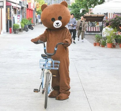Brown Bear Plush Doll Costume – Festival & Party Wear, Ideal Halloween & Christmas Gift for All Ages