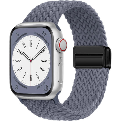 Braided Magnetic Strap for Apple Watch — Compatible with 38mm, 40mm, 41mm, 44mm, 45mm, 49mm Series SE, 7, 6, 8, 9, 10 & Ultra2