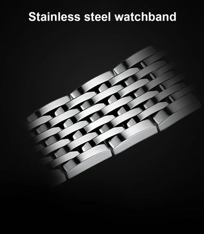Men’s Fashion Mechanical Watch — 2023 Business Automatic Stainless Steel Luminous Designer Wristwatch