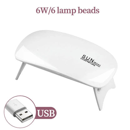 CNHIDS 54W 18 LED UV Nail Dryer – Manicure Lamp with USB, Smart Timer & Sun Light for Gel Nail Polish Curing