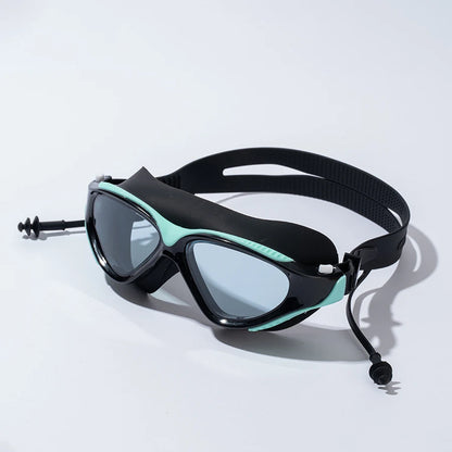 Seasprint Swimming Goggles - Anti-Fog UV Protection Waterproof Adjustable Silicone Swim Glasses