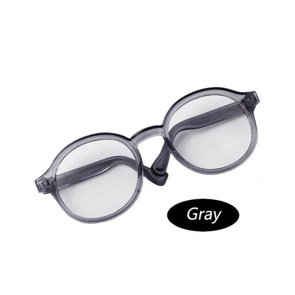 6.5cm & 9cm Transparent Plastic Glasses – Sunglasses for 1/8, 1/6, 1/3, 1/4 BJD Dolls, Labubu, MSD, SD, EXO Plush