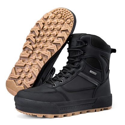 Men's Mountaineering Hiking Boots - Anti-Slip, Breathable High-Top Outdoor Training Shoes