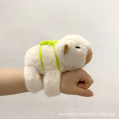 Kawaii Animal Plush Wristband — Panda, Capybara & Fox Soft Doll Toy Christmas Gift