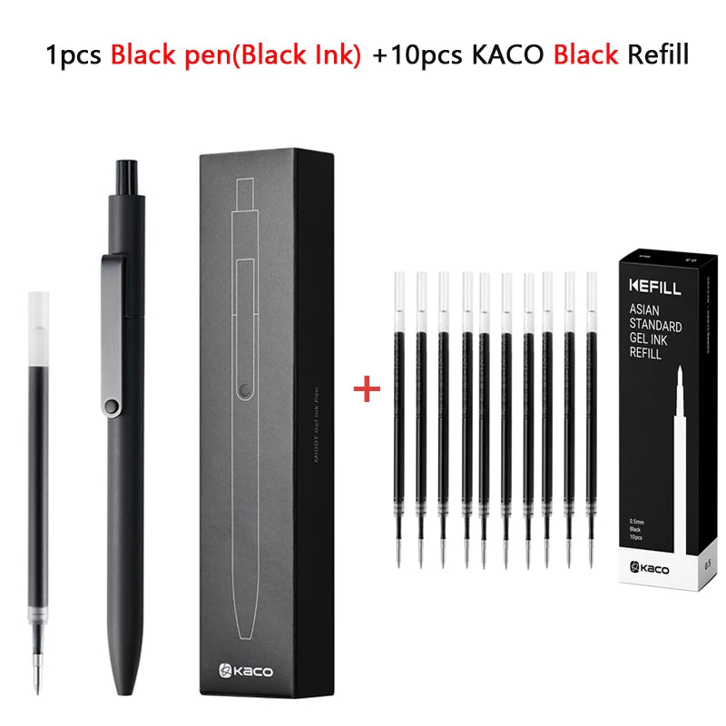 KACO 0.5mm MIDOT Gel Ink Pens – Quick-Drying, Smooth Writing, High-Volume for Exams, Grading, Homework, and Papers