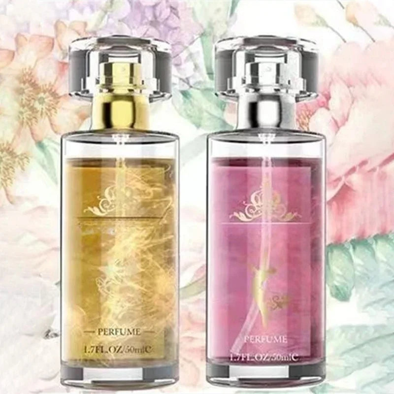 50ML Long-Lasting Pheromone Perfume Spray for Men & Women – Aromatherapy Sparkling Fragrance Attraction Scent Body Perfume