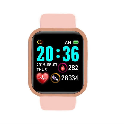 Smartwatch Fashion Sports Bracelet for Women & Men, Multi-Function USB Charging, Compatible with Xiaomi & Huawei