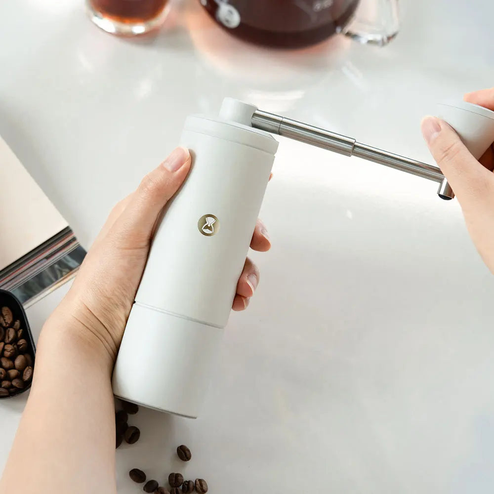 TIMEMORE Chestnut C5 ESP PRO Manual Coffee Grinder – Adjustable Steel Burr with Cleaning Brush, Portable for Espresso & Outdoor Use