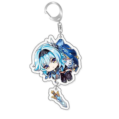 Anime Game Keychain – Atataki Itto, Kunikuzushi, Xiao, Tartaglia & Kazuha Cat Series Cosplay Key Chain
