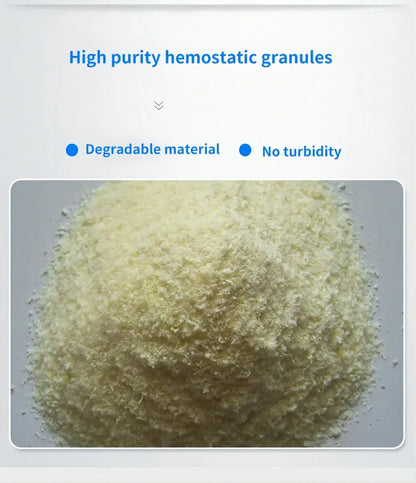 6g Chitosan Powder Applicator — Fast Hemostatic Granule Bandage for Tactical Emergency, Medical Care & Survival Kit