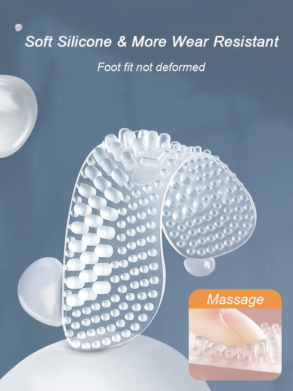 Upgrade Silicone Heel Stickers - Anti-Slip Heel Grips for Women and Men, Cushioned Inserts for Foot Heel Care Protection