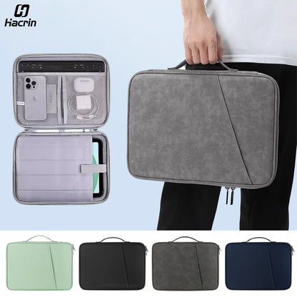 Tablet Sleeve Bag - Portable Pouch Case Compatible with Samsung Galaxy Tab S7 FE, S8, S9 Plus, A8, S6 Lite and Xiaomi Pad 5, 6 Pro, Redmi Pad SE
