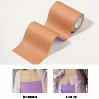 Adhesive Breast Lift Tape – Invisible Bust Support for B–E Cup Sizes and Backless or Strapless Outfits