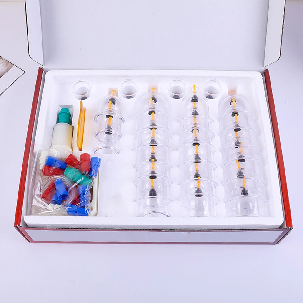 32-Can Thickened Household Vacuum Cupping Machine — Non-Glass Health Massage Tool