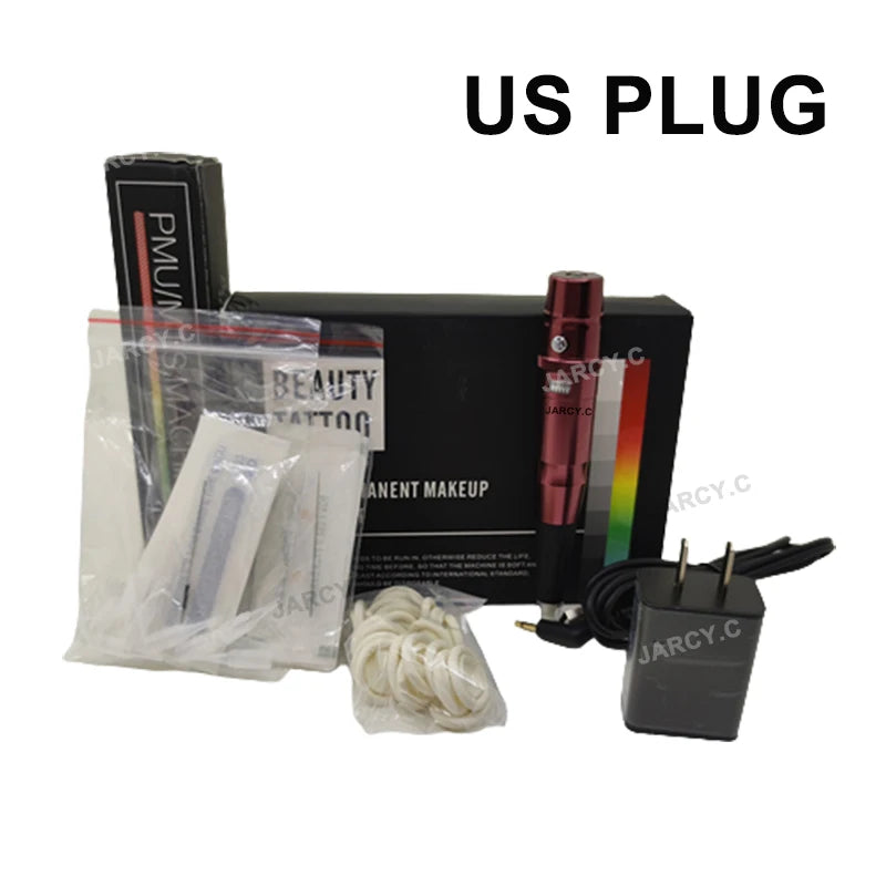 Permanent Makeup Tattoo Pen Machine - Eyebrow and Lip Microblading Tattoo Gun for PMU Beginners