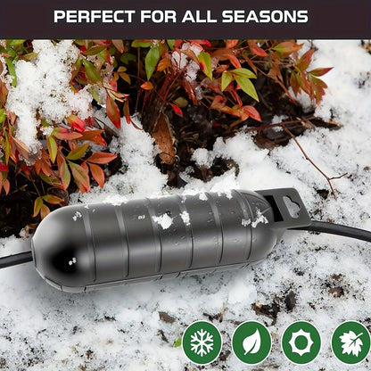 Water-Resistant Extension Cord Plug Safety Cover – Protective Electrical Connection Box for Indoor & Outdoor Use, Holiday Lights & Appliances