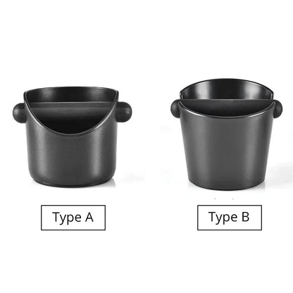 Shock-Absorbent Coffee Knock Box – Anti-Slip Espresso Grind Dump Bin for Barista Coffee Waste