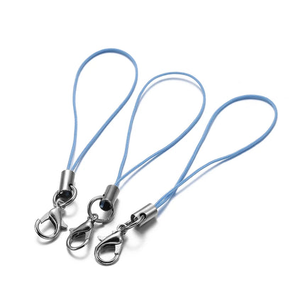 20/50/100PCS Lanyard Strap Cords - Lobster Clasp Rope Keychains for Charms, Pendants, Mobile Accessories & DIY Crafts