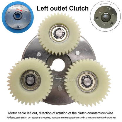 36T E-Bike Motor Gear Clutch Kit - 47 × 13.5mm Nylon Planetary Gears with 88mm Clutch for Bafang 500W Electric Motors