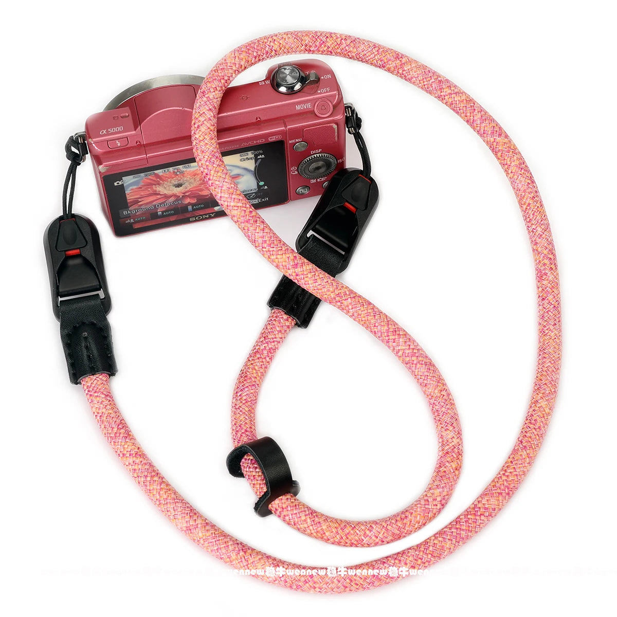 Nylon Rope Sling Quick Release Camera Strap – Wrist & Neck Shoulder Strap for Fujifilm, Sony, Nikon, Canon & Leica Mirrorless Cameras