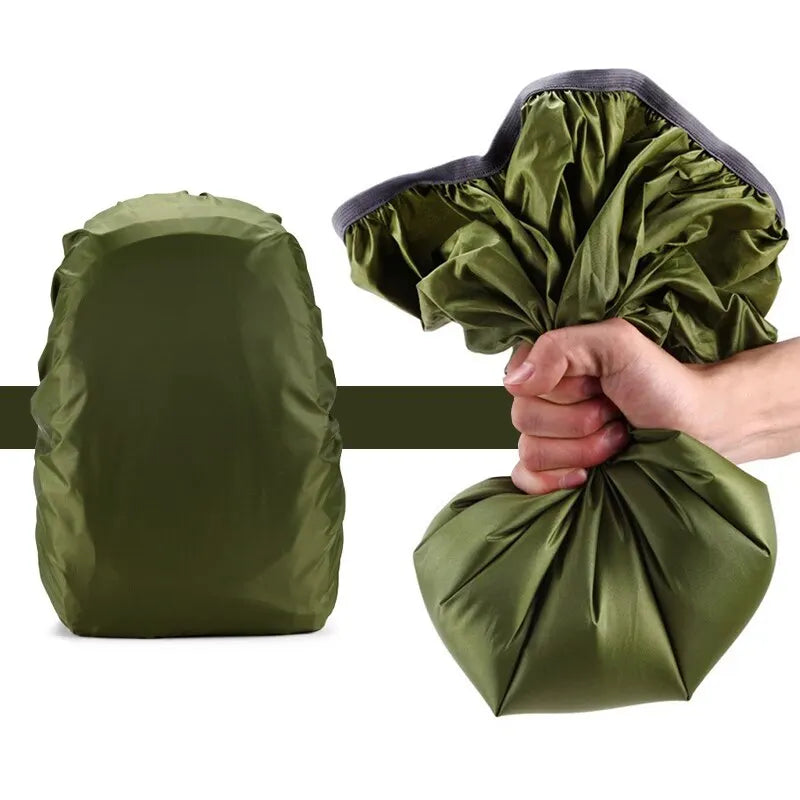 60L Waterproof Backpack Cover - Dustproof Rainproof Cover for Outdoor Camping, Hiking & Climbing Bags