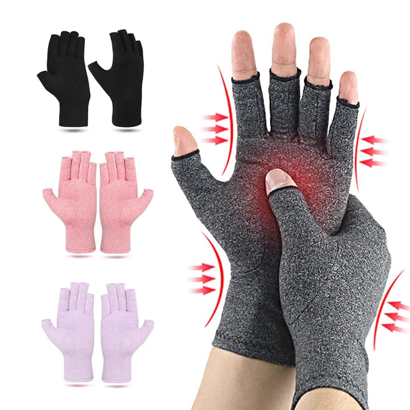 Fingerless Compression Gloves - Hand Support and Everyday Comfort