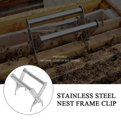 1 Pc Bee Hive Frame Clip - Beekeeping Nest Box Frame Holder, Beekeeper Capture Grip Tool for Bee Queen Rearing System