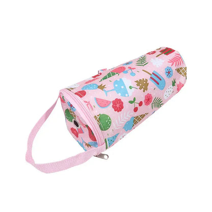 Portable Milk Tea Tote Bag – Insulated Heat Preservation Cup Carrier, Handbag for Drinks, Umbrella, and Camping Accessories