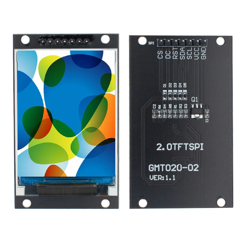 TFT LCD Display Module 0.96-2.8 Inch IPS SPI - ST7735 65K Full Color Screen for Arduino DIY Projects