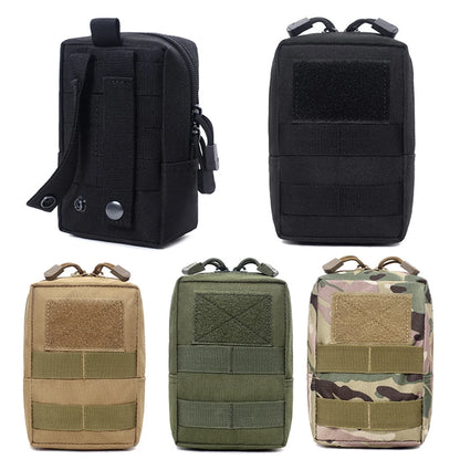 3Pcs Dog Tactical Harness Bags — 2 Pouch MOLLE Set & 1 Belt Bottle Holder for Military Training & Outdoor Use