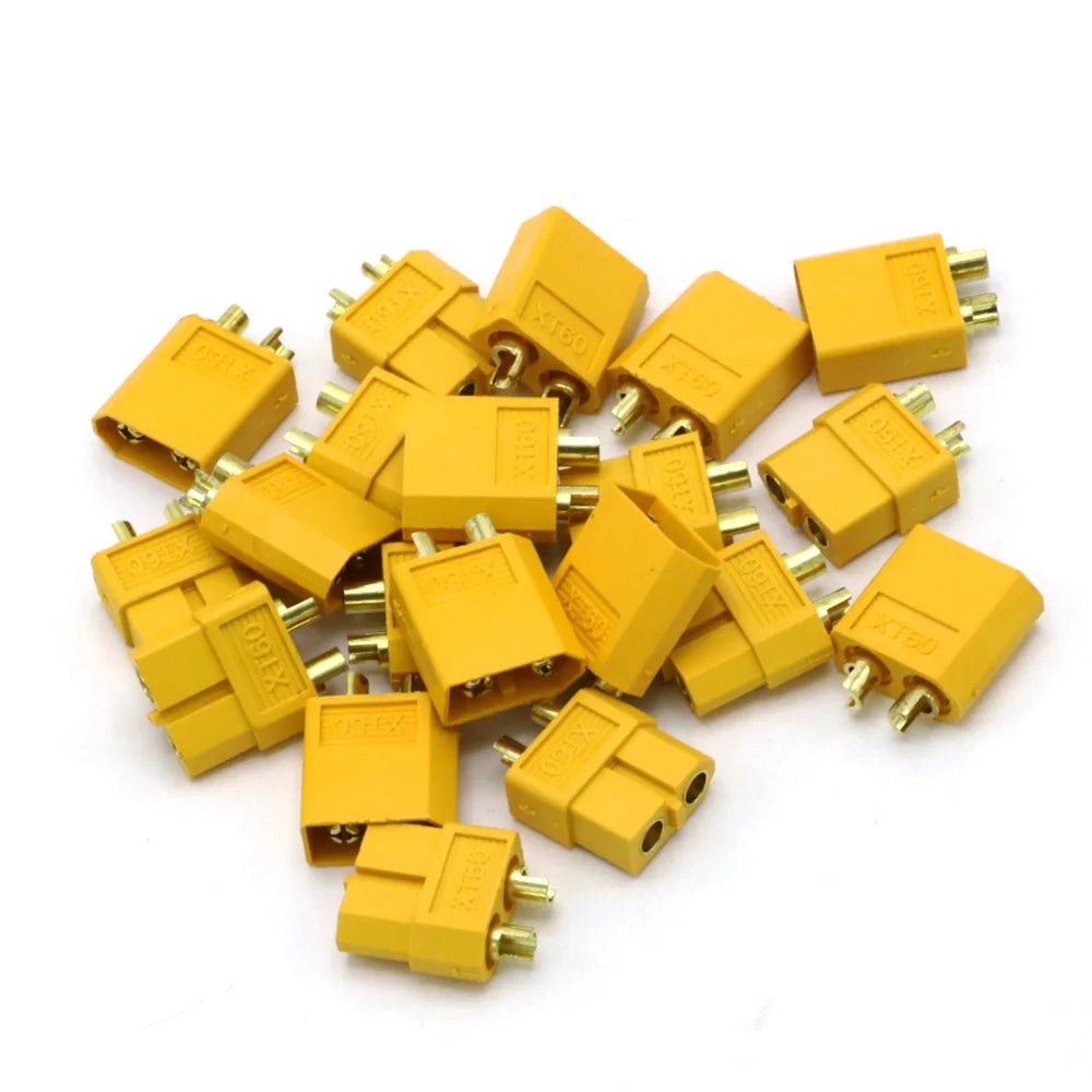 RC Lipo Battery Bullet Connectors: XT60 XT-60 Male Female, XT30 XT90 Plugs - Drone Airplane Accessories