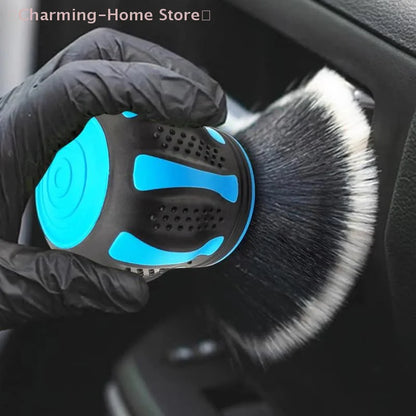 Multi-Purpose Car Detailing Brush – Soft Bristle Cleaning Tool for Interior Dusting, Scrubbing & Delicate Surfaces