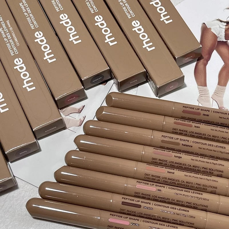 Peptide Lip Shape Pen - Long-Lasting Lip Liner Tint Pencil for Lip Contouring & Makeup