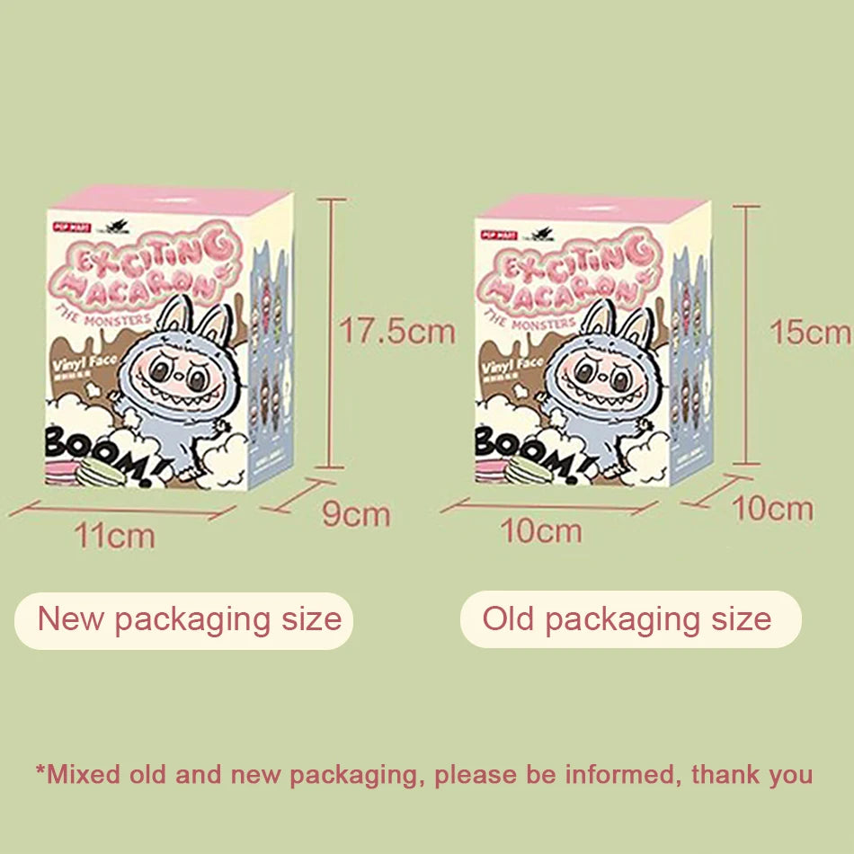 17cm Labubu Exciting Blind Box Anime Figures – Cute PVC Doll, Mysterious Box Toys, Hobbies Ornaments, Kids Christmas Gift