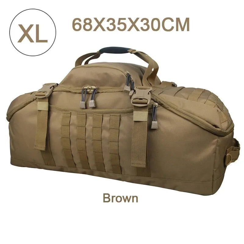 LQARMY 60L/80L Tactical Camping Backpack - Molle Hiking, Travel & Climbing Rucksack for Men
