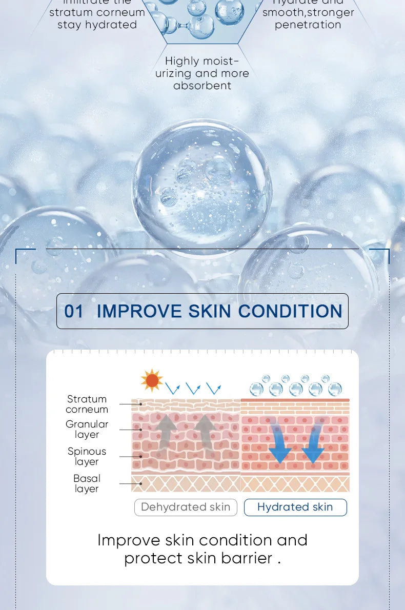 Vitamin C Face Serum – Whitening, Dark Spot & Freckle Removal, Hyaluronic Pore Minimizer & Anti-Aging Essence