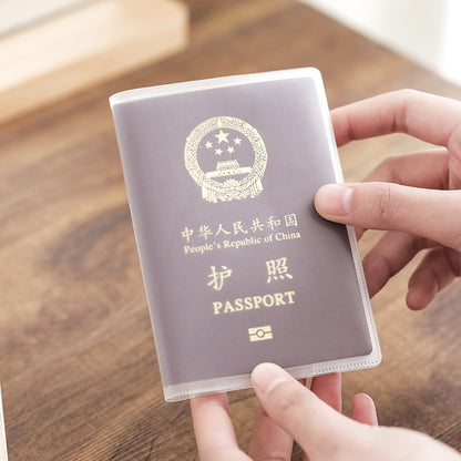 Waterproof PVC Passport Cover & Wallet – Business Card & Document Holder Pouch