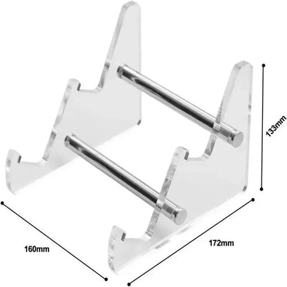 Transparent Acrylic Mechanical Keyboard Display Stand – Computer Keyboard Holder Layer Rack & Storage Tray for Desk Organization
