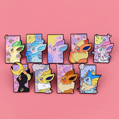 Anime Monster Enamel Pin - Cute Animal Brooch Backpack, Bag & Lapel Accessory for Fans