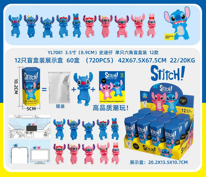12PCS Surprise Blind Box Cartoon Character Dolls – Cute Model Toy Figures for Mobile, Car & Desktop Decoration Gift