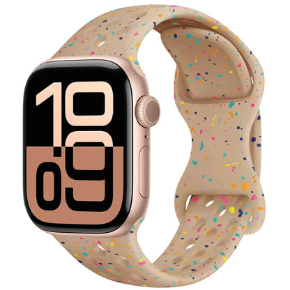 Silicone Apple Watch Strap - Breathable Wristband for Watch 11/10/9/8/7 Ultra 3/2 SE Series 49mm-41mm