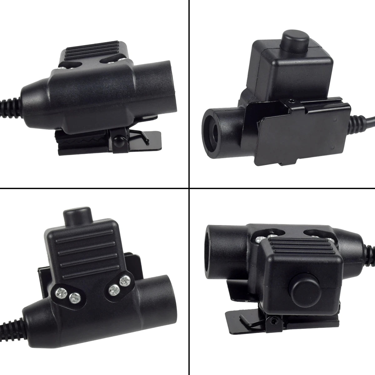 Tactical Bowman Elite II Headset – U94 PTT Communication Headphone for Kenwood & Baofeng UV-5R Radio Accessory