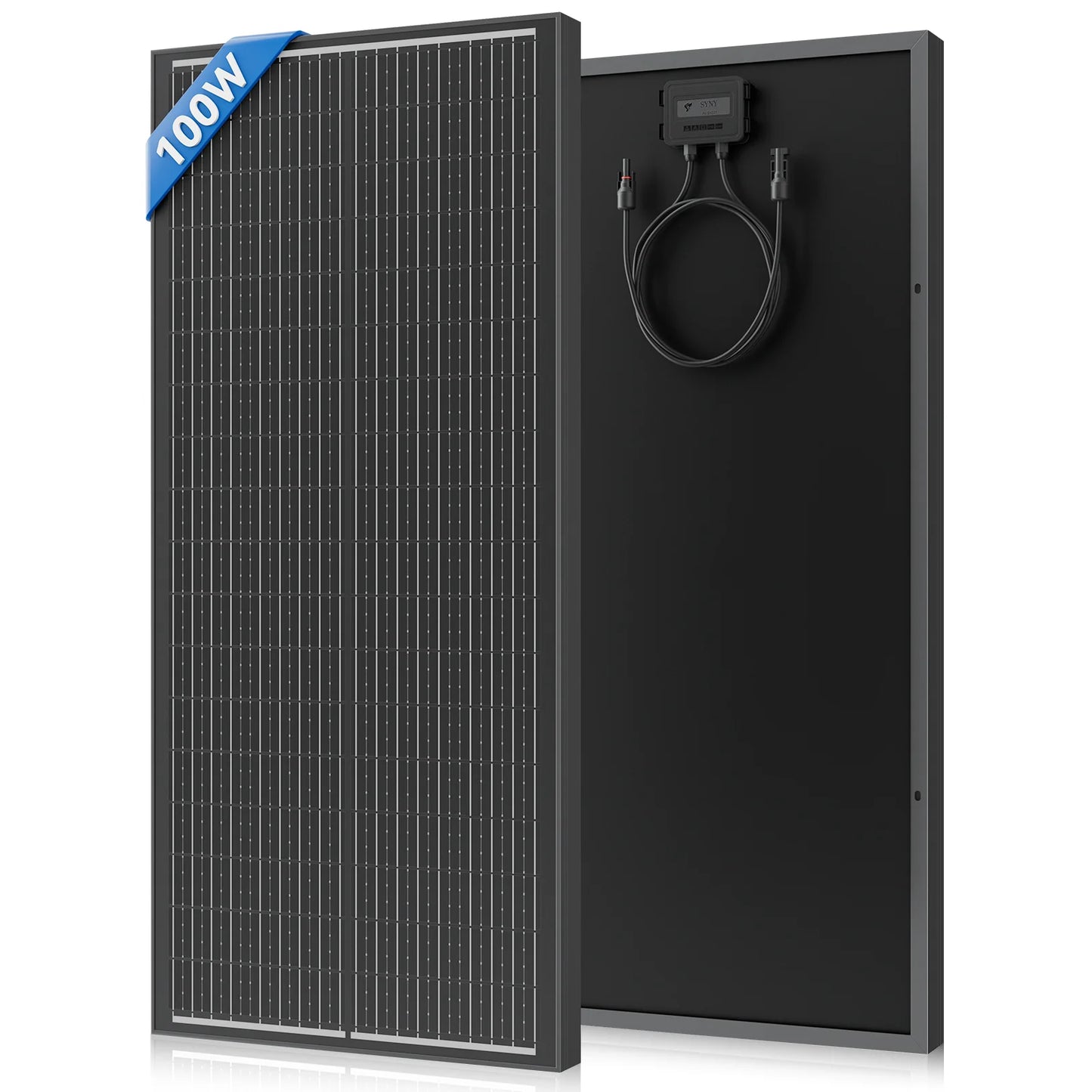 Rvpozwer N-Type Mono Solar Panel - 400W/200W/100W High Efficiency Waterproof Module for RV Marine Yacht Camping & Off Grid Power