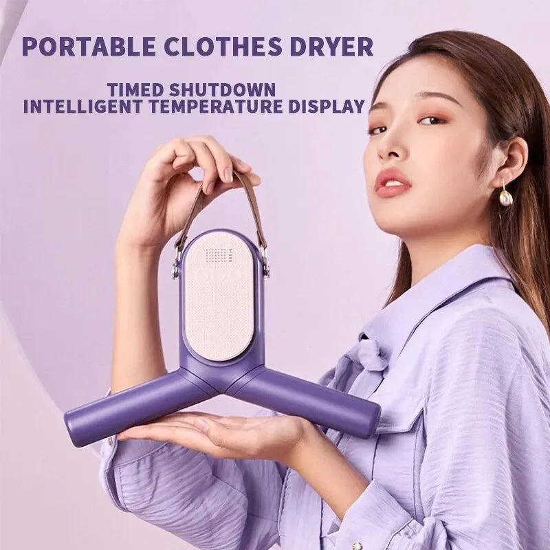Portable Folding Clothes Rack Dryer : Shoe Drying Machine with Efficient Heat - Compact and Unique Design