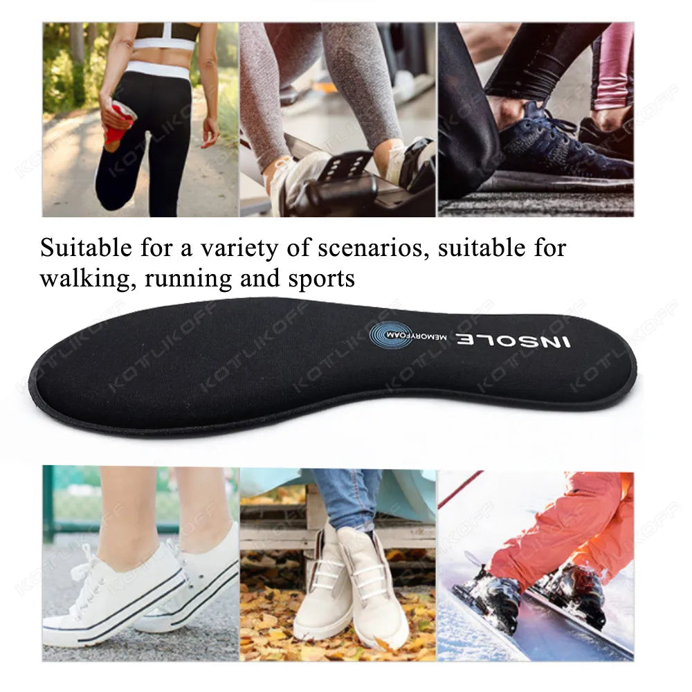 31CM Sport Running Soft Insoles – Memory Foam Orthopedic Foot Pads with Shock Absorption, Deodorizing & Plantar Fasciitis Support