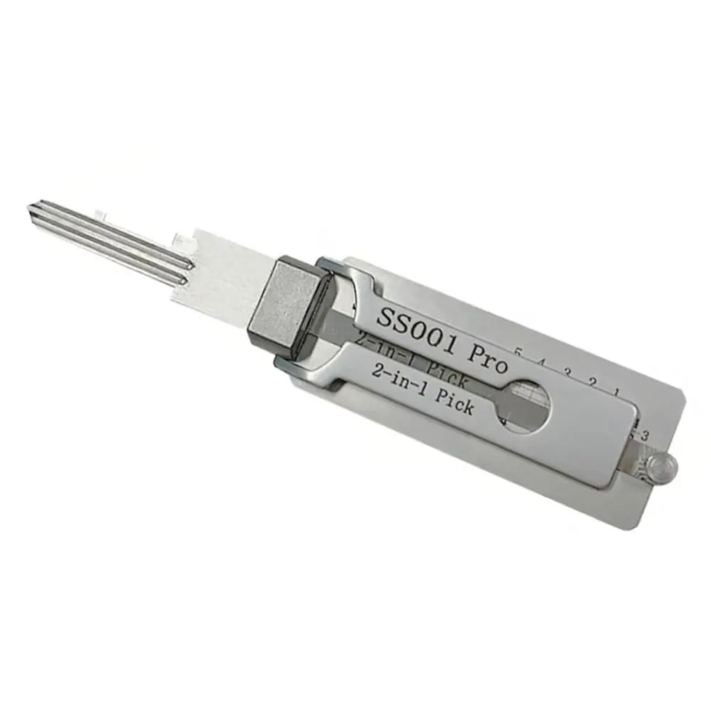 Stainless Steel Key Decoder Tool — Precision Hook & O-Ring Pickup Repair Kit