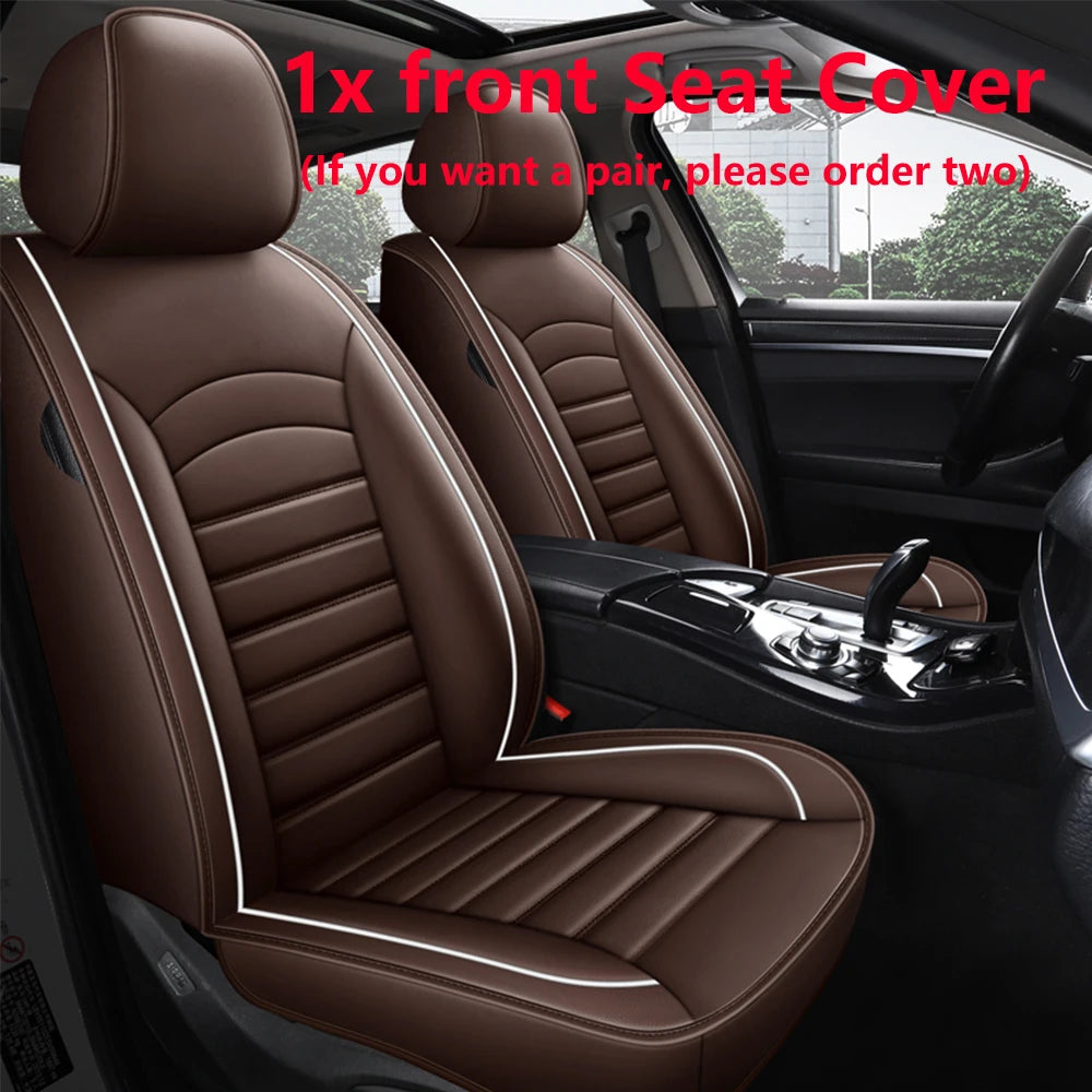 Universal Leather Car Seat Covers - BMW X1 X3 X4 X5 X6 F10 F20 320 520 525 E36 E46 Interior Seat Protector