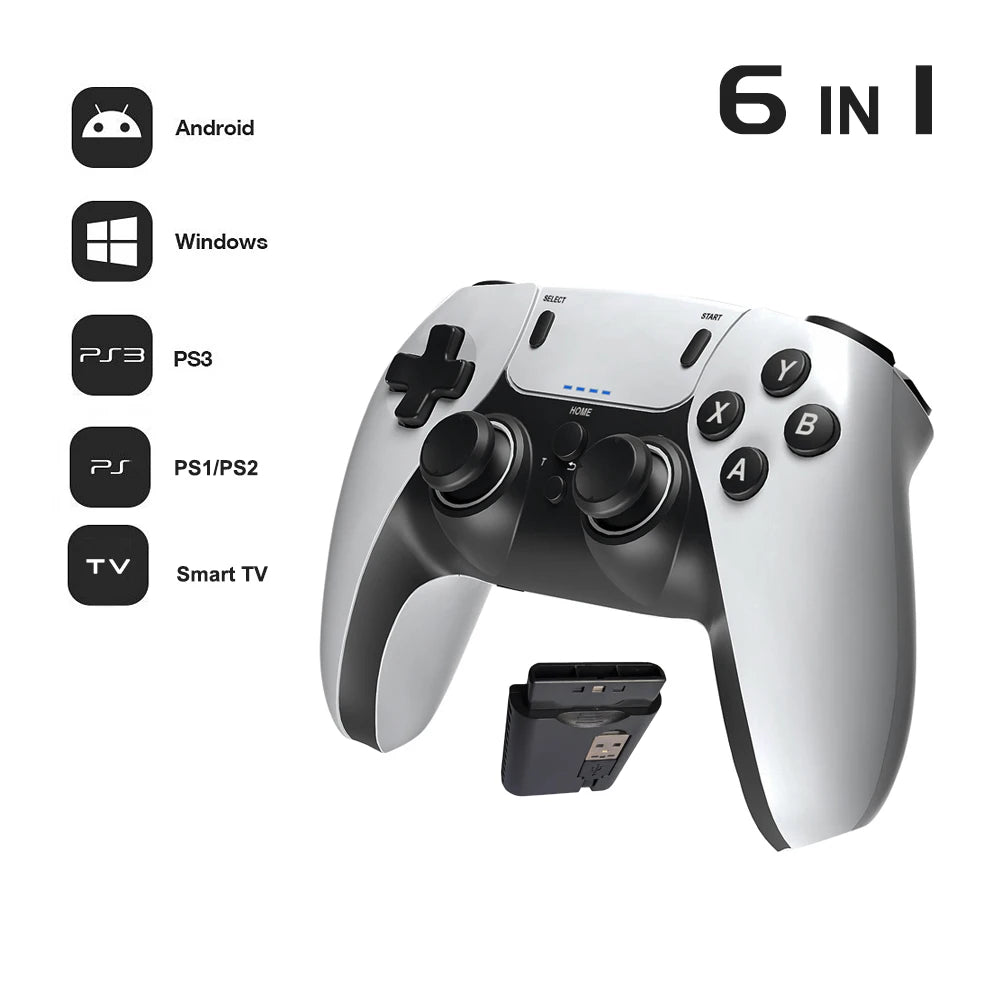 Wireless Gaming Controller – Compatible with PS1/PS2/PS3, PC & Android, Handheld Gamepad