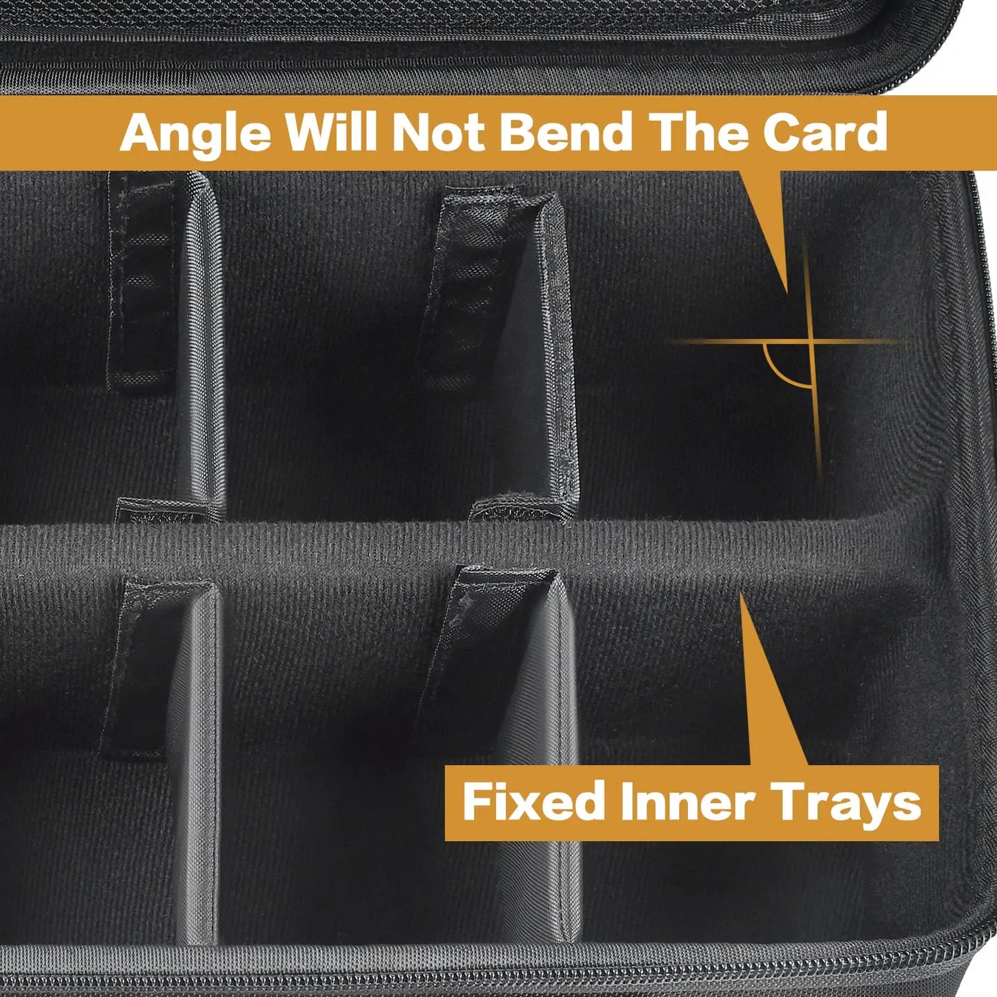 Trading Card Storage Box - Deck Boxes for 2700+ Standard Card Games, Travel Organizer Holder for TCG